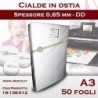 DD - A3 - CIALDA SPESSA PER TORTE / OSTIE EDIBILI - 50 Fogli - FORMAT